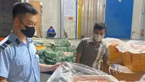 Phát hiện kho đông lạnh chứa hơn 7 tấn trứng non, nầm lợn không nguồn gốc