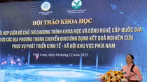 Hội thảo chuyển giao ứng dụng kết quả nghiên cứu khoa học và công nghệ khu vực phía Nam