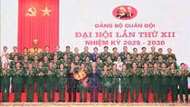 Tổng Bí thư và Chủ tịch nước dự Phiên bế mạc Đại hội Đảng bộ Quân đội lần thứ XII