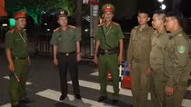 Công an Đồng Tháp đảm bảo an ninh an toàn giải Marathon Đất Sen hồng