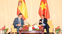 Thủ tướng Tây Ban Nha Pedro Sánchez kết thúc chuyến thăm chính thức Việt Nam