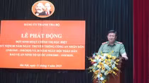 Thanh tra Bộ Công an phát động đợt sinh hoạt chính trị đặc biệt kỷ niệm 80 năm Ngày truyền thống CAND