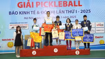 Bế mạc Giải Pickleball Báo Kinh tế & Đô thị lần thứ I - 2025