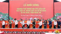 Tổng Bí thư Tô Lâm dự Lễ khởi công Trường nội trú liên cấp Na Ngoi, tỉnh Nghệ An