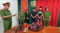 Triệt phá nhóm dùng súng điện tự chế trộm chó, bắt giữ 3 đối tượng