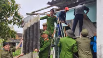 Tuổi trẻ Công an chung tay xóa nhà tạm, nhà dột nát