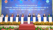 Công bố bệnh viện thông minh không giấy tờ, số hóa toàn trình đầu tiên ở Việt Nam