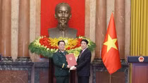 Thăng quân hàm Đại tướng và bổ nhiệm đồng chí Nguyễn Trọng Nghĩa giữ chức Chủ nhiệm Tổng cục Chính trị