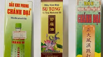 Cần Thơ thông báo cấm kinh doanh 3 sản phẩm dầu gió