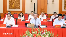 Bộ Chính trị làm việc với Ban Thường vụ Đảng ủy Chính phủ