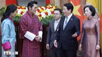 Quốc vương Bhutan và Hoàng hậu kết thúc chuyến thăm cấp Nhà nước tới Việt Nam