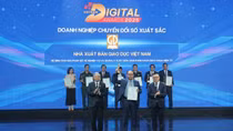 Nhà xuất bản Giáo dục Việt Nam được vinh danh “Doanh nghiệp, đơn vị sự nghiệp chuyển đổi số xuất sắc”
