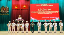 Công bố Quyết định của Bộ trưởng Bộ Công an về tổ chức bộ máy Công an TP Hồ Chí Minh