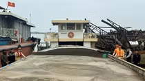 Hai tàu "cát tặc" đang miệt mài hút trộm thì bị bắt giữ
