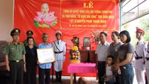 Trao Bằng Tổ quốc ghi công cho thân nhân Liệt sĩ, Thượng úy Nguyễn Phạm Thành Nhân