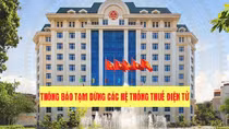 Tạm dừng một số hệ thống thuế điện tử