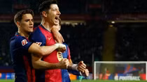 Robert Lewandowski tiếp tục dẫn đầu cuộc đua vua phá lưới La Liga