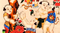 Vườn xuân, gái xoan đang xuân