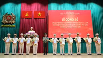 Công an TP Hồ Chí Minh sắp xếp, giảm từ 55 xuống còn 33 đầu mối