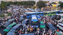 Căng thẳng việc giải quyết ùn tắc giao thông tại TP Hồ Chí Minh dịp cuối năm