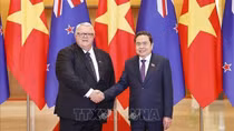 Chủ tịch Quốc hội Trần Thanh Mẫn hội đàm với Chủ tịch Quốc hội New Zealand
