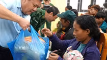 Mưa lũ gây ngập sâu nhiều khu vực ở Quảng Trị