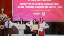 Trao giải cuộc thi "Tuổi trẻ học tập và làm theo tư tưởng, đạo đức, phong cách Hồ Chí Minh"