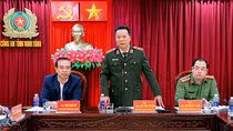 Kiểm tra tiến độ Dự án xây dựng nhà ở xã hội cho lực lượng Công an ở Ninh Bình