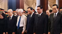 Lễ truy điệu nguyên Chủ tịch nước Trần Đức Lương tại TP Hồ Chí Minh