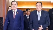 Chủ tịch Quốc hội Trần Thanh Mẫn hội đàm với Chủ tịch Thượng viện và Chủ tịch Hạ viện Malaysia