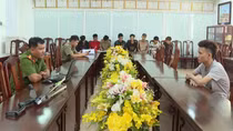 Làm rõ nhóm thanh, thiếu niên mang hung khí náo loạn đường phố