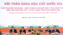 Chủ tịch Hồ Chí Minh - Biểu tượng cao đẹp của ý chí, khát vọng độc lập của dân tộc, tự do, hạnh phúc cho nhân dân