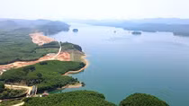 Đại công trường hồ Kẻ Gỗ ì ạch thi công