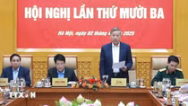 Tổng Bí thư chủ trì Hội nghị Quân ủy Trung ương về tổ chức quân sự địa phương