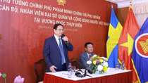 "Bà con làm việc, đóng góp tại Thụy Điển cũng như làm việc, đóng góp tại Việt Nam”
