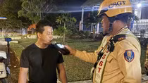 CSGT An Sương tuần tra đêm, ngăn chặn các “yêng hùng” tốc độ