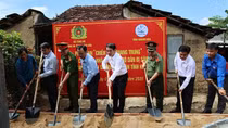 Bộ Công an khởi công xây dựng nhà ở cho người dân bị thiệt hại do mưa lũ gây ra ở Khánh Hòa