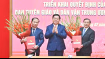 Ban Tuyên giáo và Dân vận Trung ương triển khai các quyết định về công tác cán bộ