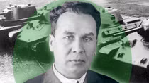 Mikhail Koshkin với chiếc T-34 huyền thoại