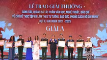 Trao giải thưởng sáng tác, quảng bá về “Học tập và làm theo tư tưởng, đạo đức, phong cách Hồ Chí Minh”