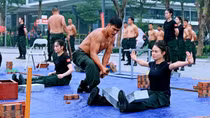Mãn nhãn màn biểu diễn khí công, võ thuật của CSCĐ Công an Ninh Bình