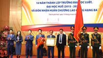 Trường Đại học Luật, Đại học Huế đón nhận Huân chương Lao động hạng Ba