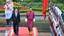 Lễ đón cấp Nhà nước Quốc vương Bhutan và Hoàng hậu thăm Việt Nam