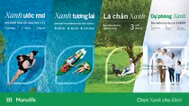 “Chọn Xanh cho Khỏe” với loạt sản phẩm bảo hiểm mới từ Manulife