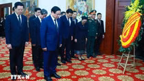 Thủ tướng Phạm Minh Chính viếng đồng chí Khamtay Siphandone