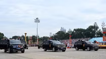 Âm vang bước chân, tiếng máy xe và ý chí Cảnh vệ trong Đại lễ A80