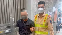 CSGT tuần tra tóm người đàn ông mang theo ma túy
