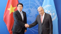 Chủ tịch nước Lương Cường gặp Tổng Thư ký Liên hợp quốc António Guterres