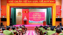 Công an tỉnh Ninh Bình hưởng ứng phong trào thi đua “Ba nhất”