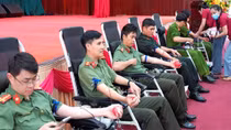 Thanh niên Công an tỉnh Gia Lai hiến 137 đơn vị máu